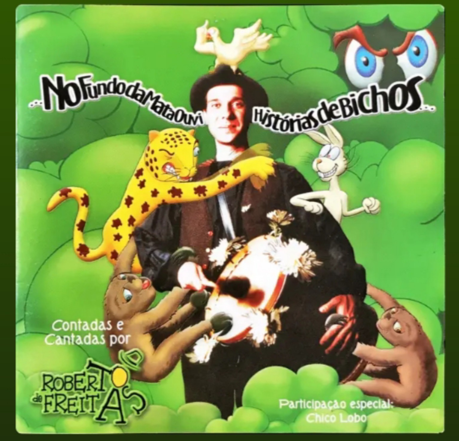 Capa do CD No Fundo da Mata Ouvi — Histórias de Bichos