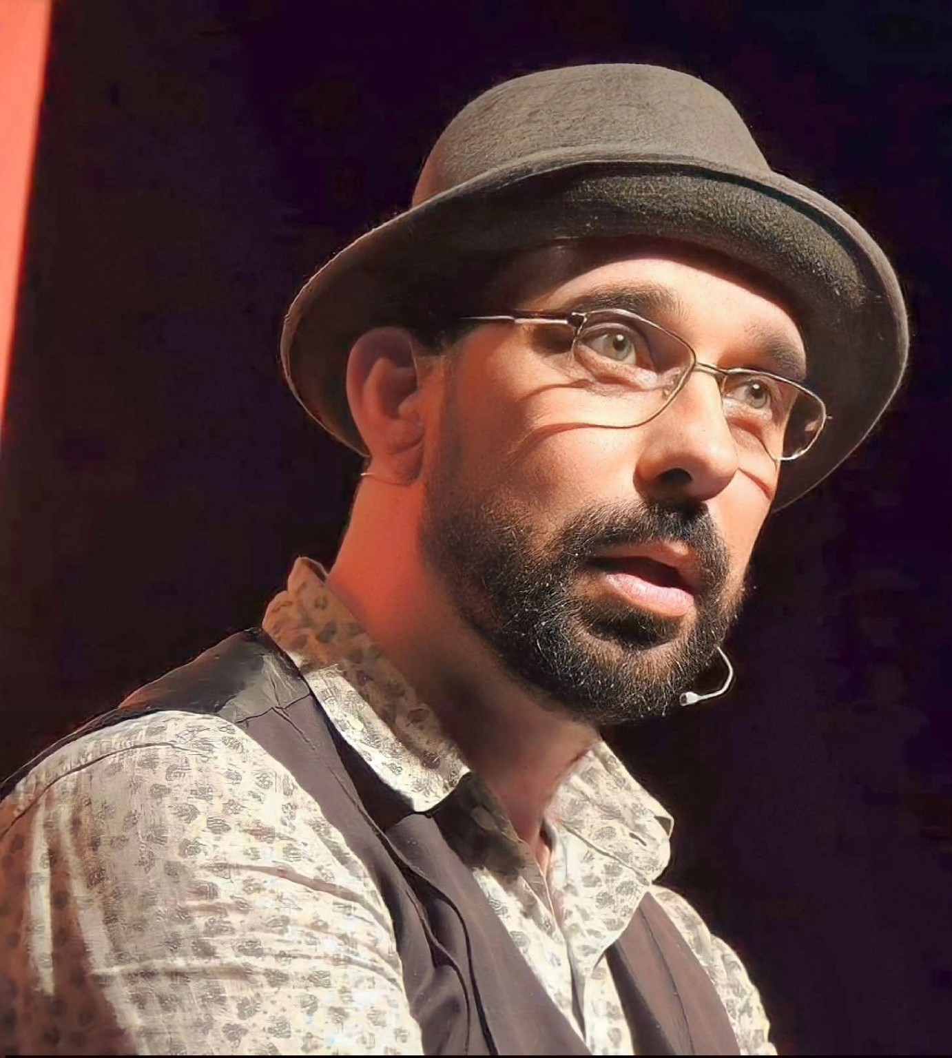 Roberto de Freitas em cena